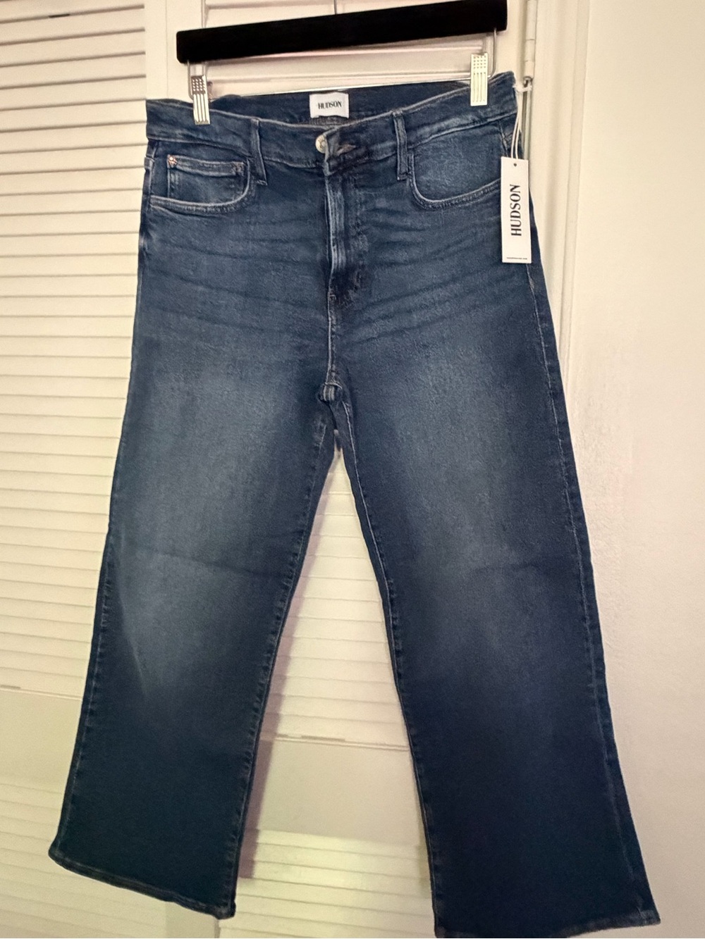 Hudson Jeans Women Rosalie high rise wide leg ankle Jeans NWT size 30